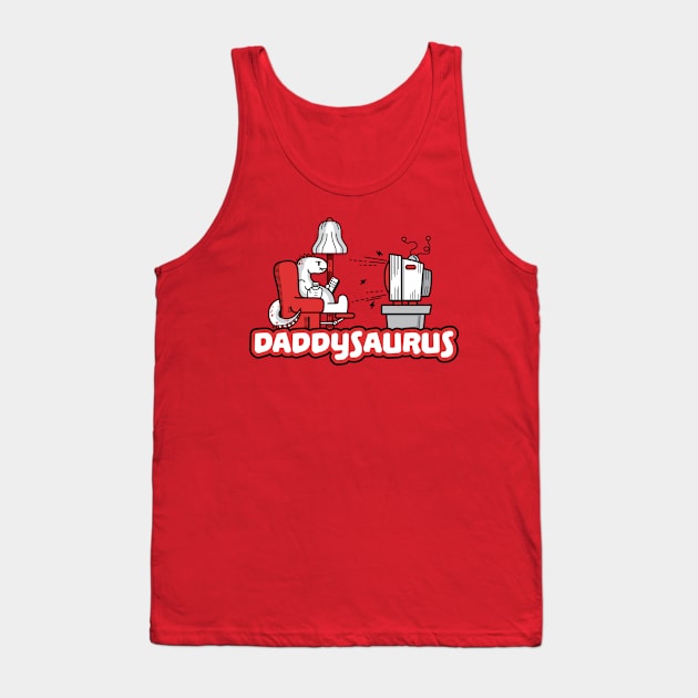 Daddysaurus Rex Tank Top by SpacemanTees